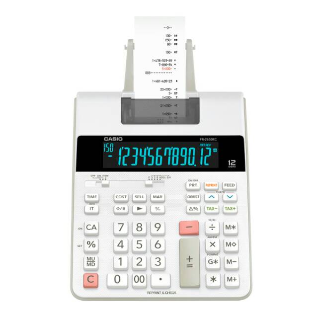 

CASIO FR 2650RC ~KALKULATOR PRINT & CHECK