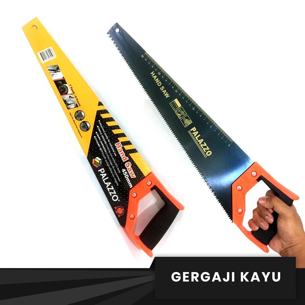 GERGAJI TANGAN / GERGAJI KAYU / GERGAJI KAYU 18 INCH PALLAZO