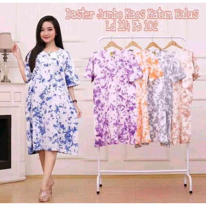Grosir Daster  Daster TieDye kekinian Lengan pendek Tali bahan Kain Kaos