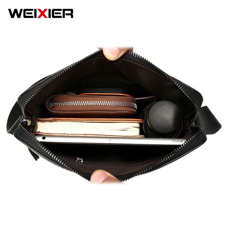 WEIXIER 18072 Tas Selempang Pria Kulit Sling Bag Anti Air WK-SBY