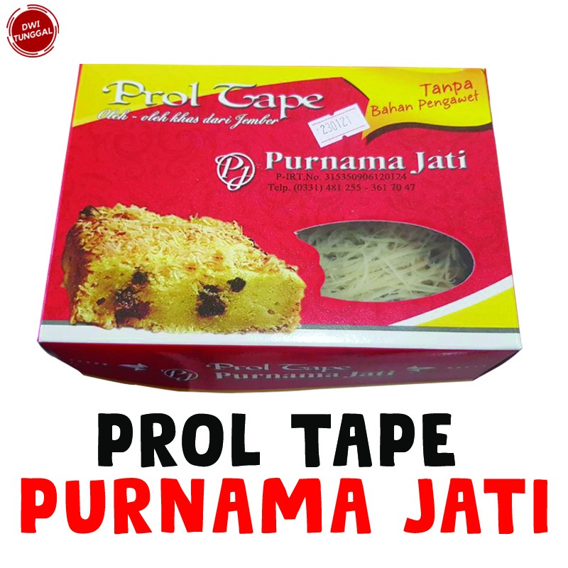 

Prol Tape Jember Purnama Jati (Kecil)