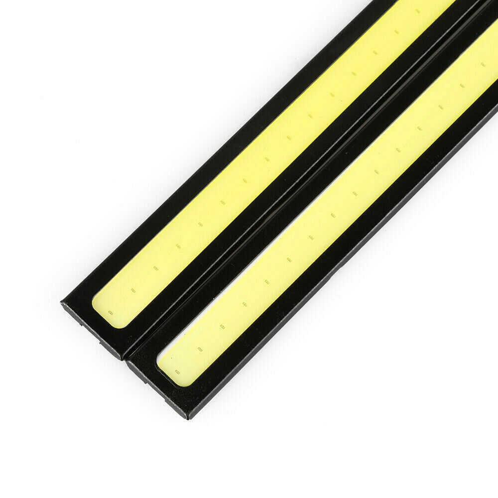 6pcs Lampu Strip LED COB 12V Anti Air Warna Putih Untuk Interior Mobil