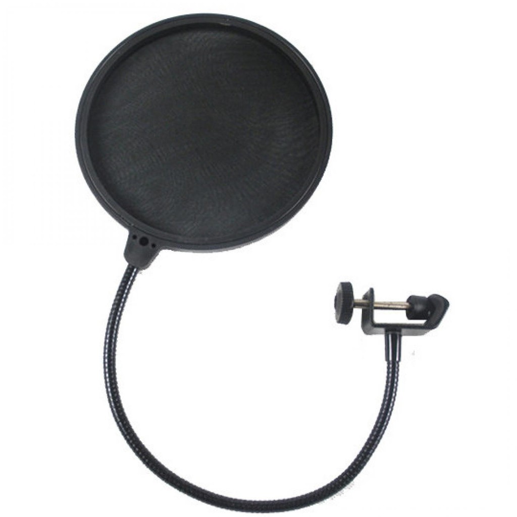 Pop FIlter Mikrofon Dual Layer/ Filter Mikrofon/ Penyaring Suara/ Windscreen Mic