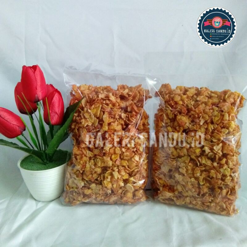 Emping Jagung Gurih Renyah (Ori dan Pedas)