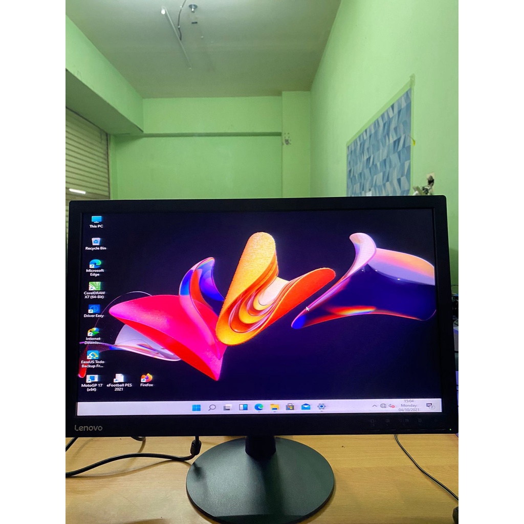 MONITOR LED LENOVO 22 INCH T2224DA FULL HD MONITOR GAMING DESAIN