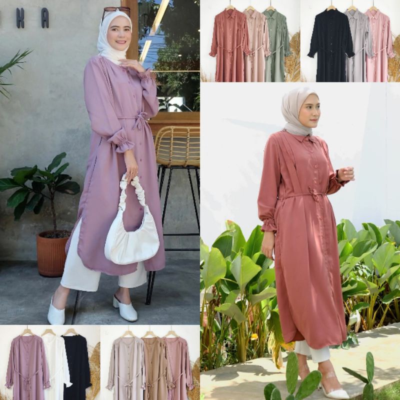 Carmen Tunik Polos Premium / tunik jumbo / tunik LD 110