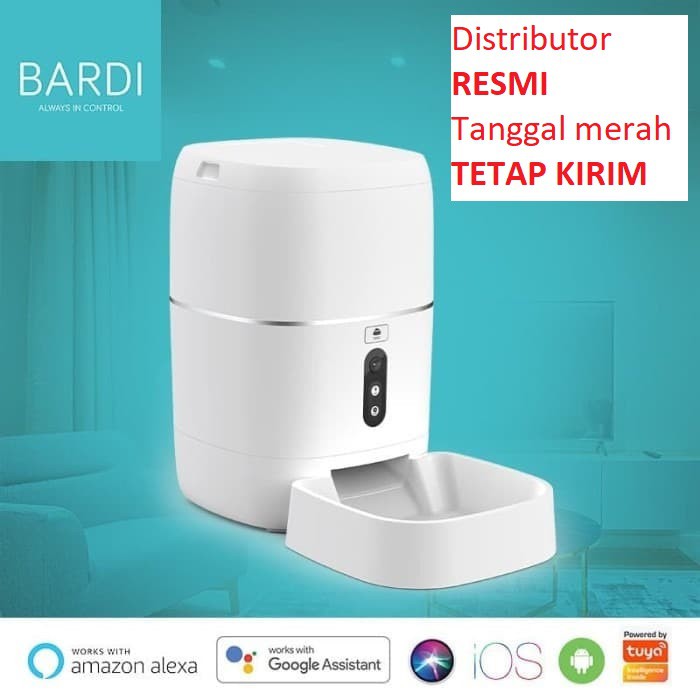 BARDI Smart Wi-Fi Pet Feeder (Dispenser Makanan Anjing/Kucing Otomatis)