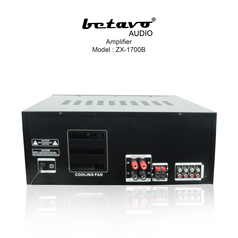 AMPLI BETAVO ZX 1700 B PROFESSIONAL AMPLIFIER BLUETOOTH