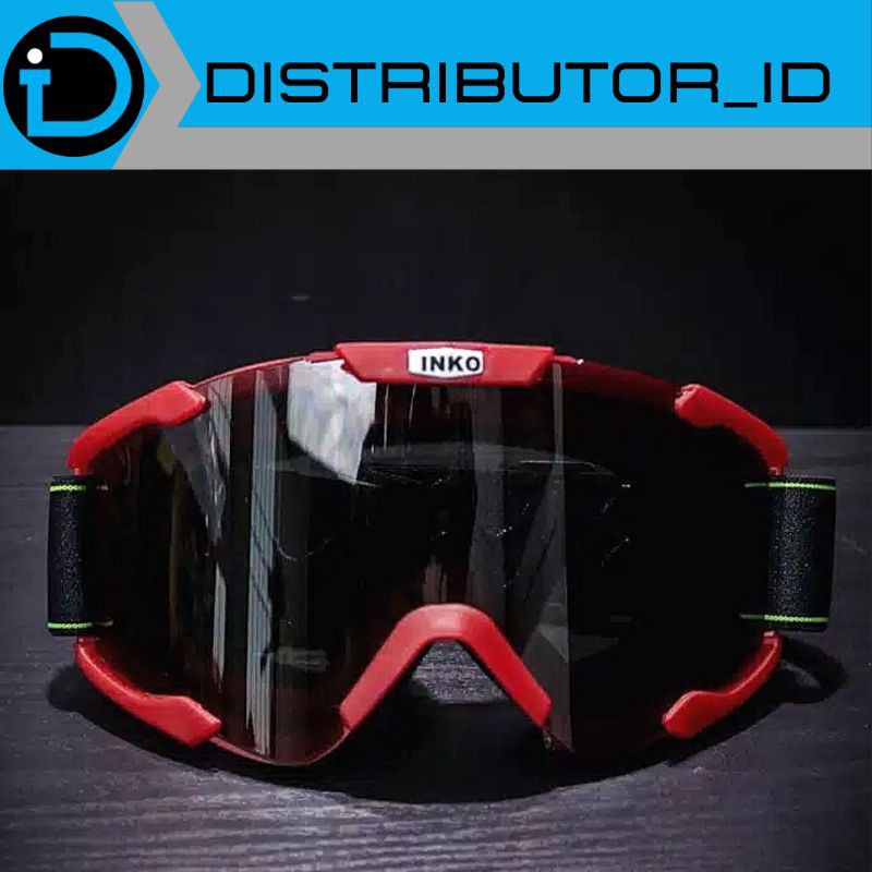 Promo Kaca google cross kaca gogle cross 100% original INKO COD pnp untuk semua helm cross