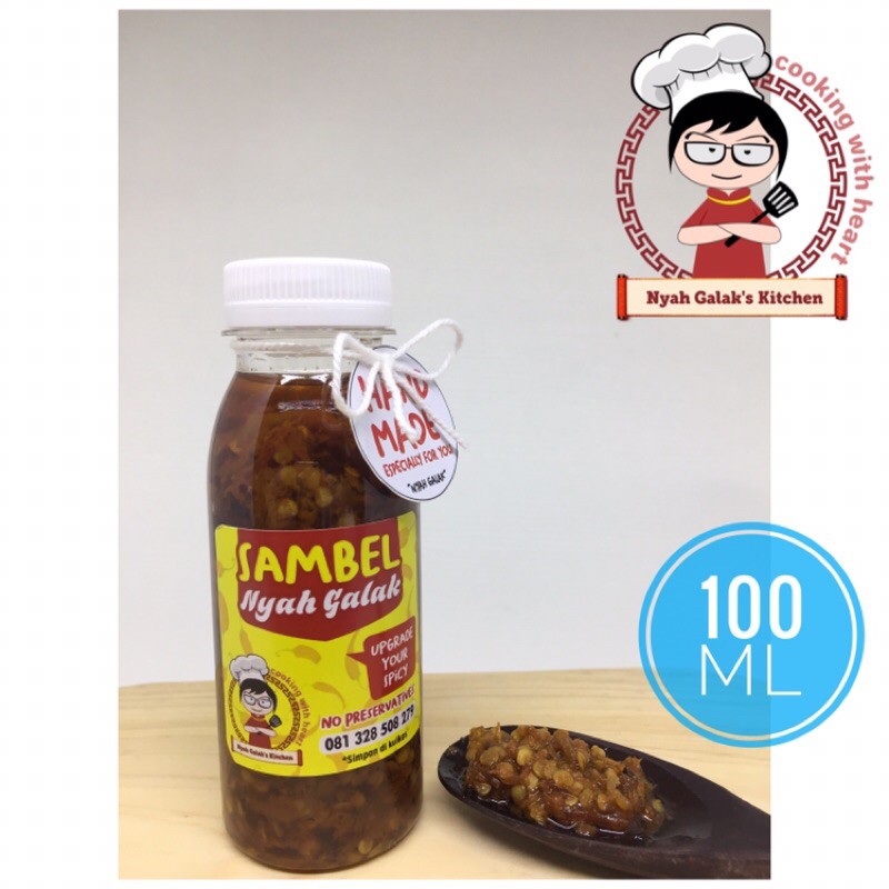 

Sambel NYAH GALAK~100 ml~AWASSS BIKIN KETAGIHAN