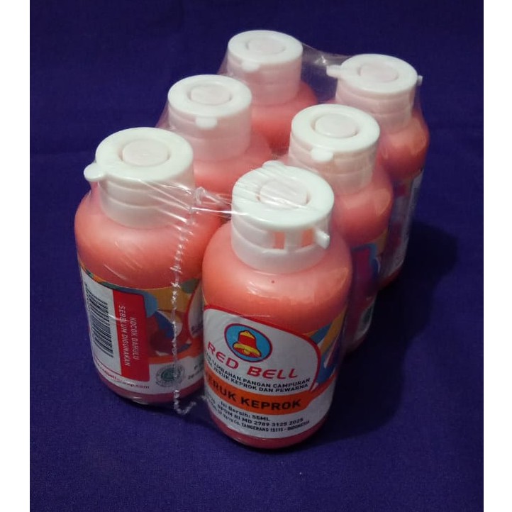 POTONGAN HARGA!!! PERISA DAN PEWARNA MAKANAN [ RASA JERUK KEPROK ] REDBELL 55 ml