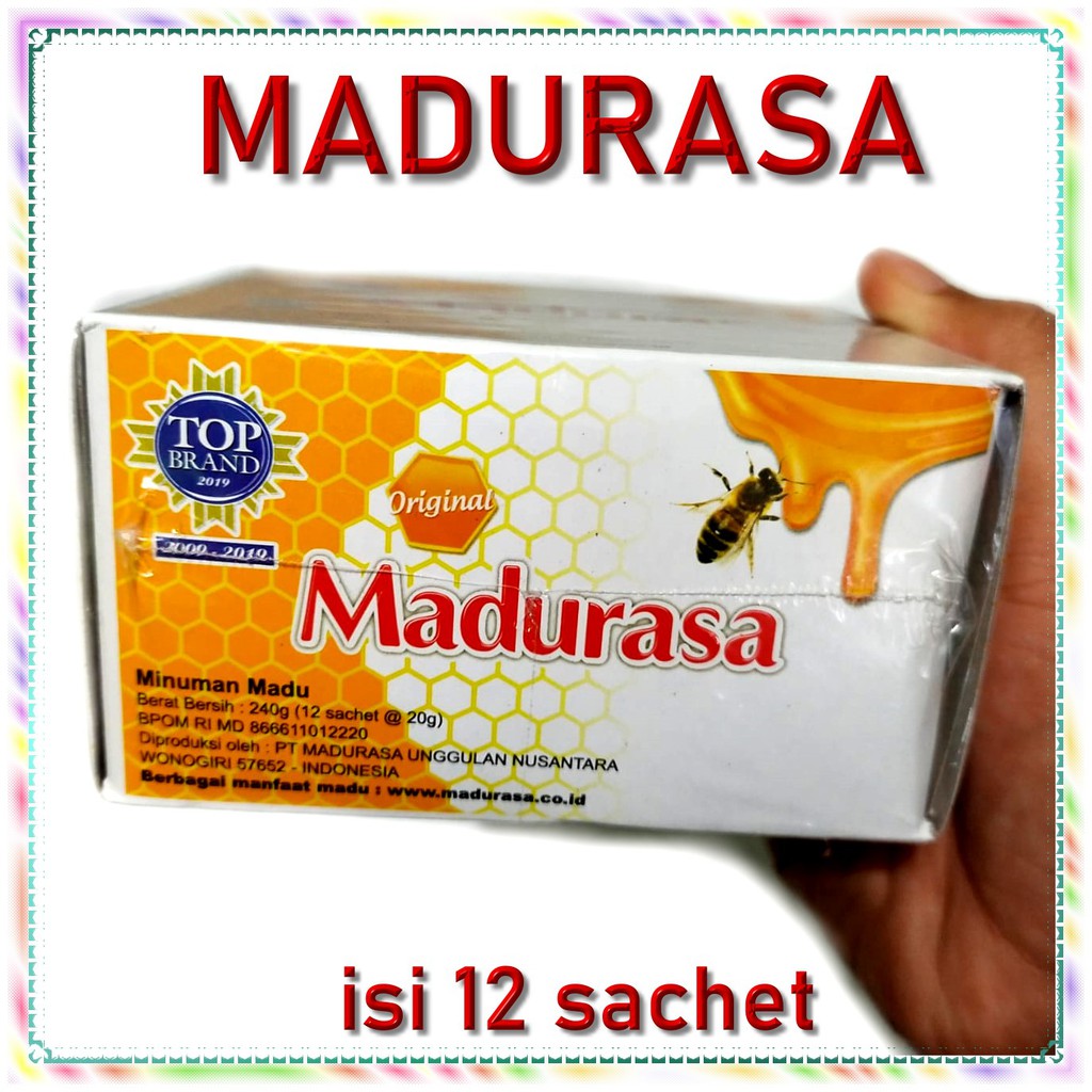 

Madurasa Original Box isi 12 Madu Honey sachet 240gr