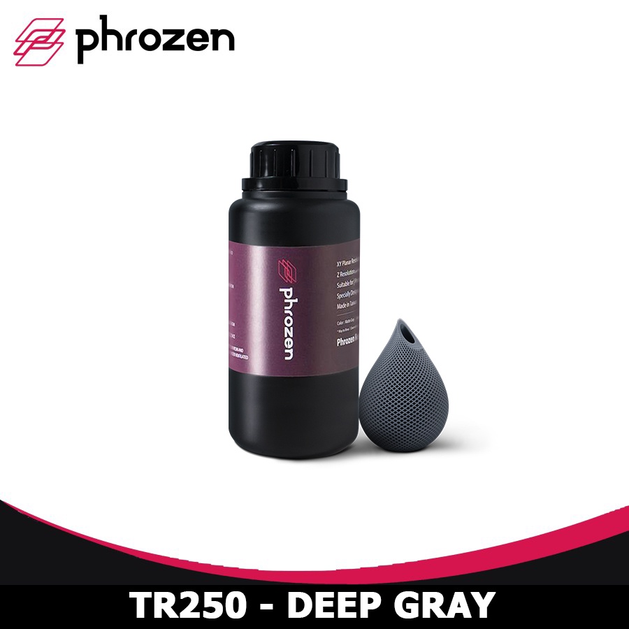 INDOCART Tinta Resin 3D printer Phrozen TR250 Deep Gray-500gr