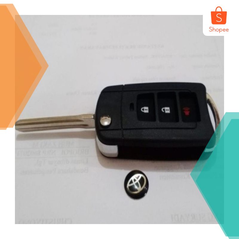 Body Kunci Remote Toyota Avanza S/G/E 2004 -2010 Model Lipat Flip Key