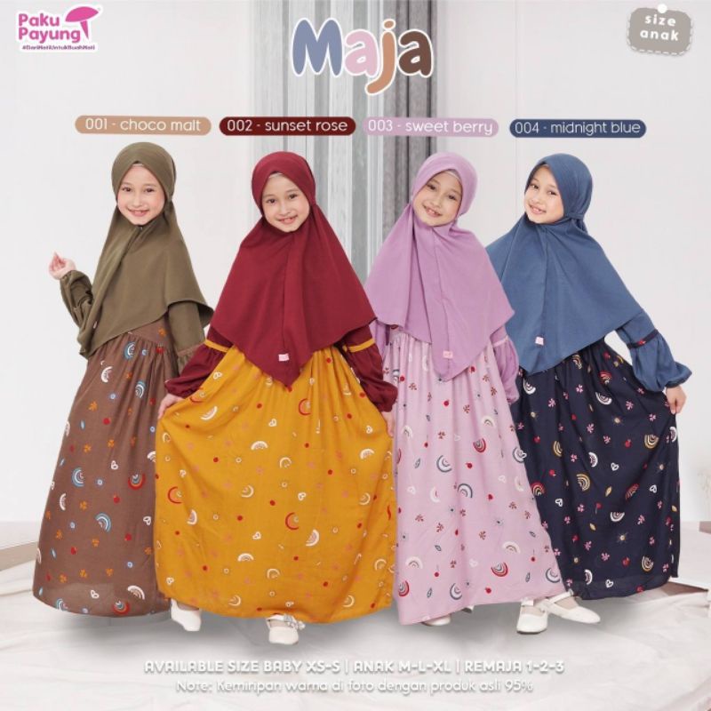 COUPLE GAMIS DAN KOKO MAJA SERIES PAKU PAYUNG (1-12 TAHUN)