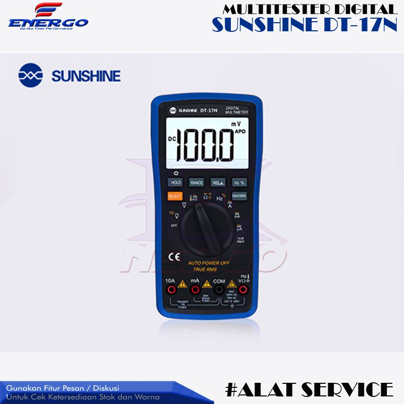 Sunshine Multimeter / Multitester Digital DT-17N Original