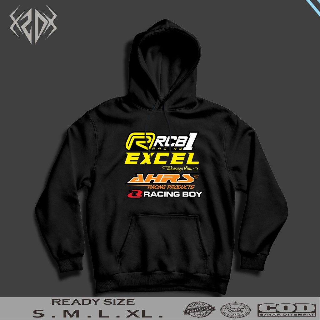 JAKET HODDIE RCB EXCEL AHRS RACINGBOY SERIES / JAKET PRIA /HODDIE PRIA / HODDIE RACING