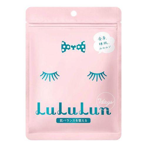 LULULUN SHEET MASK WARNA PINK ( ISI 7 PCS)