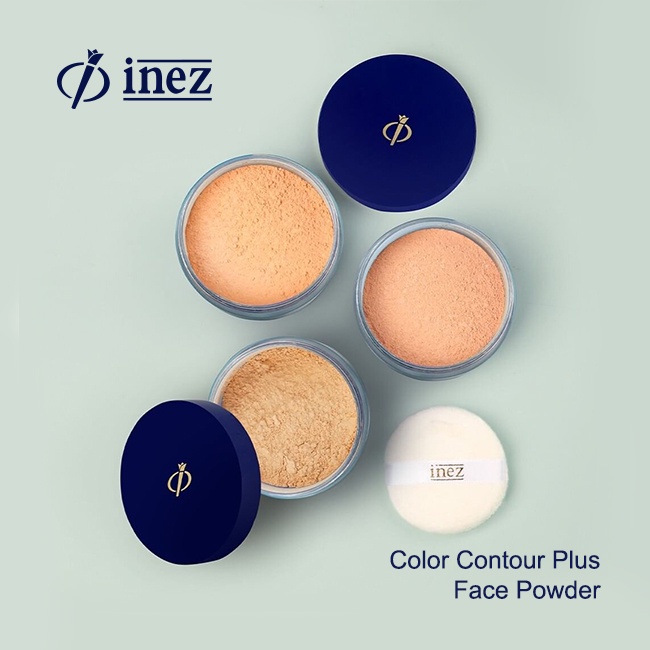 Inez Color Contour Plus Face Powder bedak tabur ccp 30gr