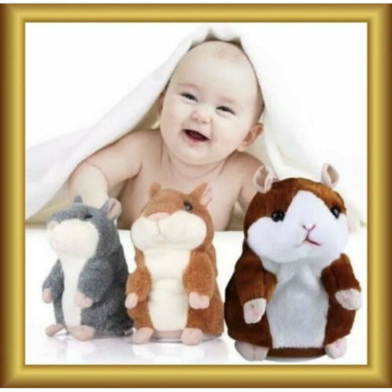 Talking Hamster/ boneka hamster bisa bicara
