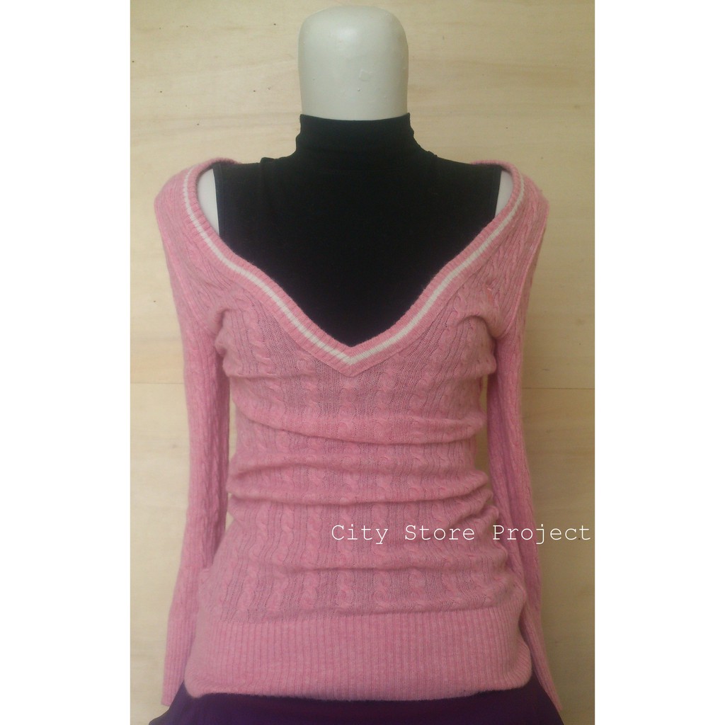 Abercrombie & Fitch NY Sweater Lengan Panjang Size S AS1RP