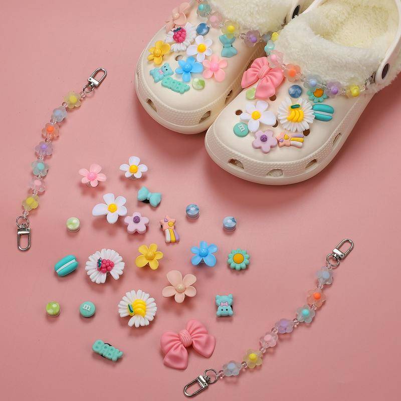 ✨shinyDIY✨Crocs jibbitz: aksesori cantik untuk sepatumu❤️Aksesoris Gesper Sepatu Sandal DIY Untuk Wanita