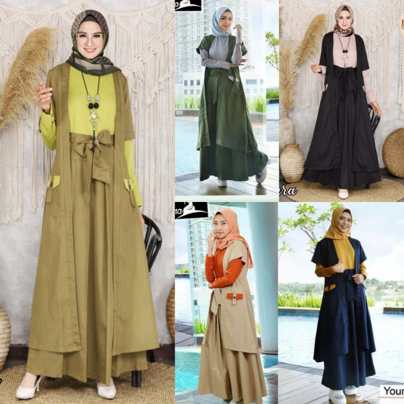 Youra teen by D'Hanna / dress casual / rok set cardi