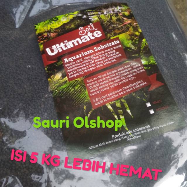 Soil Ultimate 5 Kg Aquascape Media Tanam Shopee Indonesia