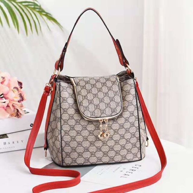 New Sling Bag Stylish GUCCII-ANTING Free 2 Tali Selempang dan Hand Bag