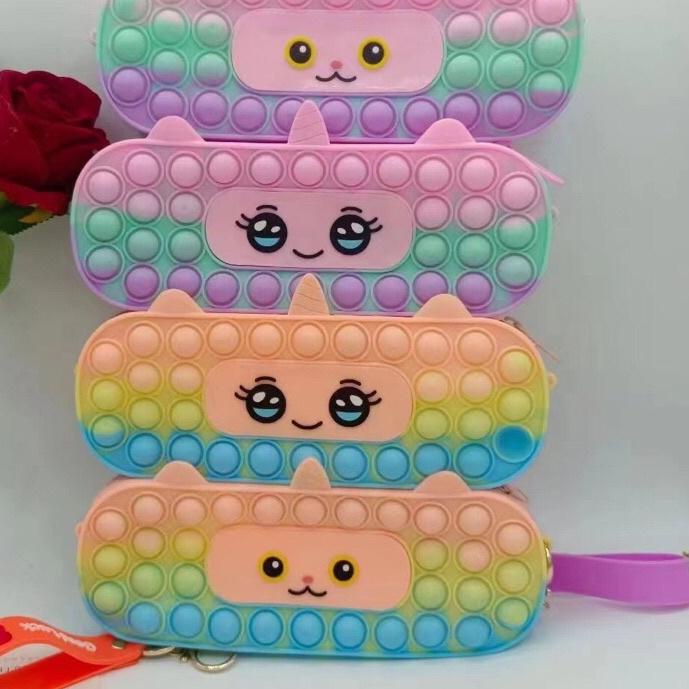 

✨SHOPEE MALL✨ KOTAK PENSIL POP IT KOTAK PENSIL KARAKTER TAS POP IT ANAK POP IT MAINAN ANAK POP IT KOTAK PENSIL POP IT PELANGI PERLENGKAPAN SEKOLAH / UNICORN murah