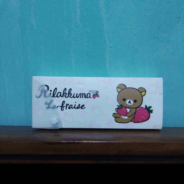 

Tempat Pensil Pancil Case Rilakkuma La Fraise Putih Pink