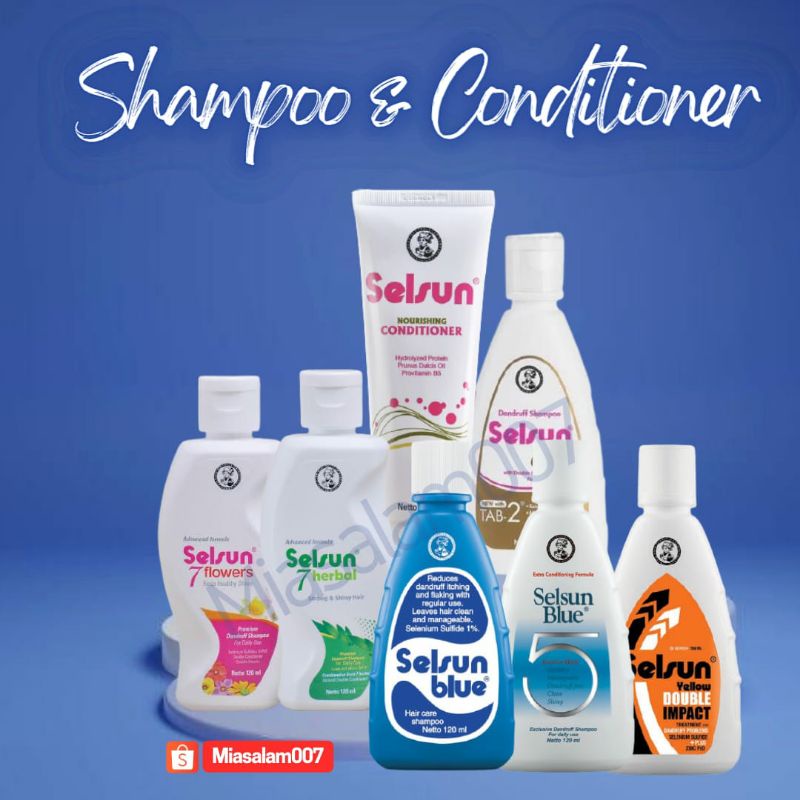 SELSUN Shampoo Series 50 ml 120 ml / Shampoo Anti Ketombe