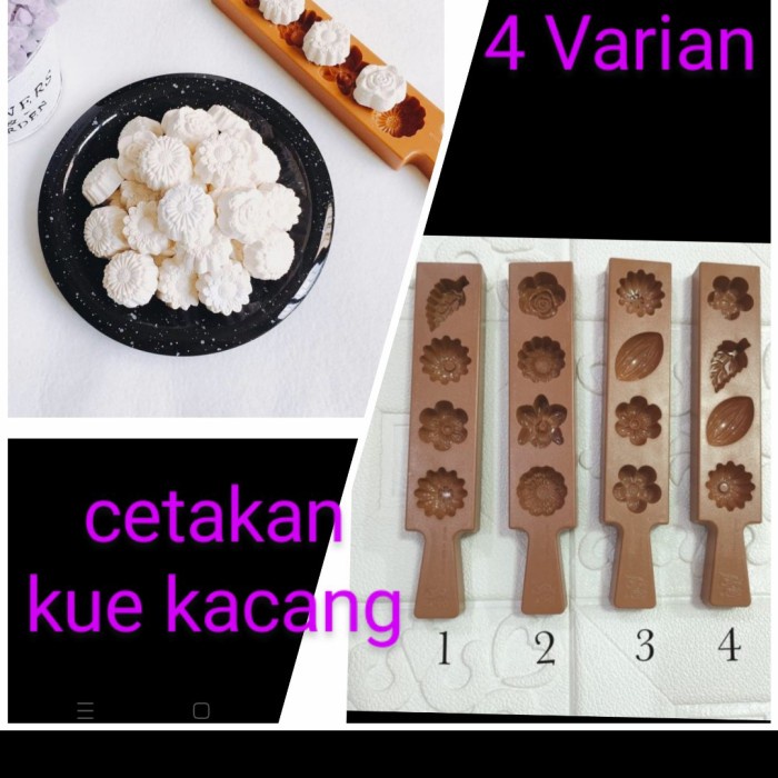 Cetakan Kue Kacang/Kue Satu/Bangkit Mix Bunga Import Malaysia Sin Lian