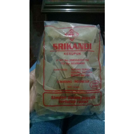 

Kerupuk Bawang Mentah 500gram Srikandi Asli Semarang