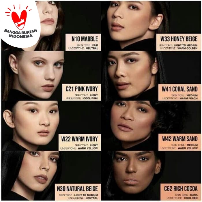 MAKE OVER POWERSTAY MATTE POWDER FOUNDATION - W22 WARM IVORY