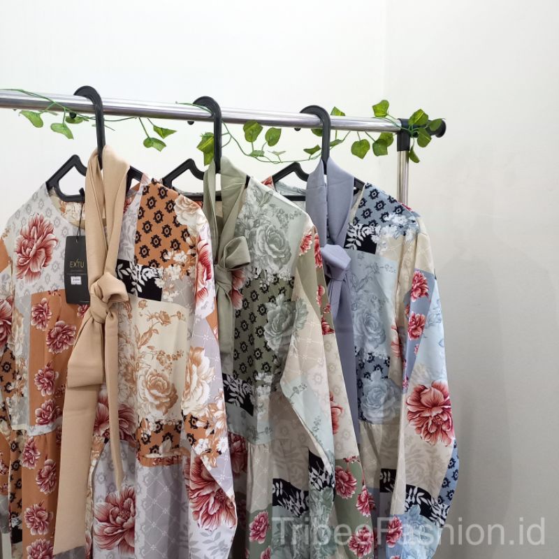 Gamis Kotak Set Celana by Extu