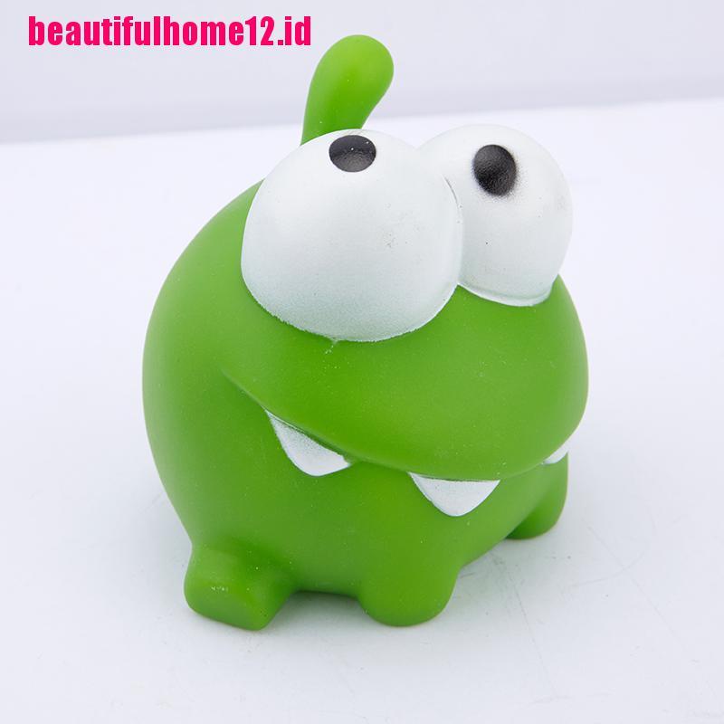 【beautifulhome12.id】Rope Frog Vinyl Rubber Games Doll OM NOM Candy Gulping Monster Toys Figure