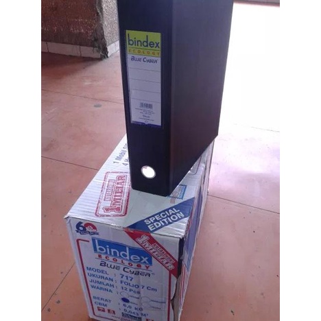 

[[COD]] ORDNER folio F4 70 mm BINDEX 717 ecology blue cyber(12 pcs) TERMURAH Kode 1175