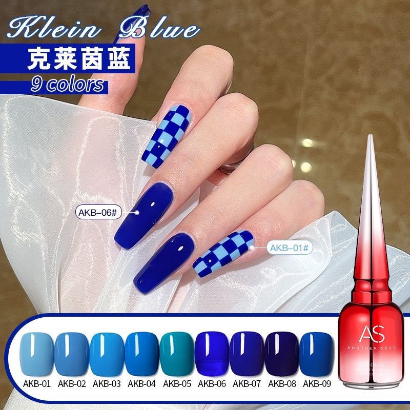 [AKB] Blue Gel Polish 15ml – Kutek Gel Warna Biru Premium