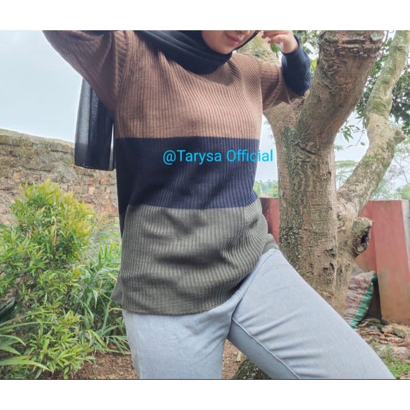 SWEATER RAJUT POLET // Sweater wanita