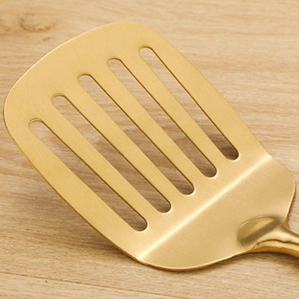 Quinton Soup Ladle Gold Wajan Penggorengan Cookware Saringan Sendok Gadget Alat Masak Sendok Nasi Spatula