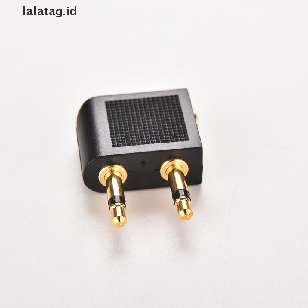 (Flyag) Adaptor Splitter Jack Audio 3.5mm Stereo AUX 2 Male Ke 1 Female F Untuk Headphone 107 (ID)