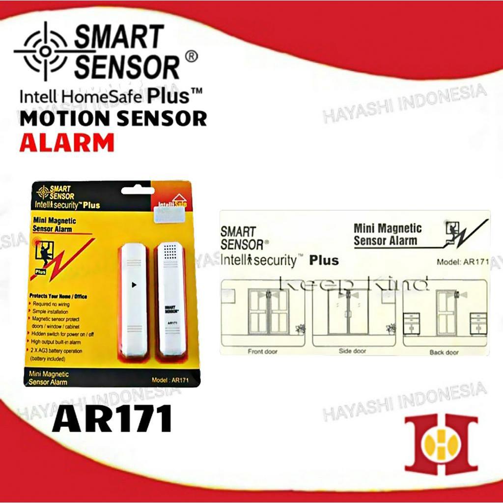 Sensor Gerak Suara Alarm Anti Maling Infrared Pintu Jendela