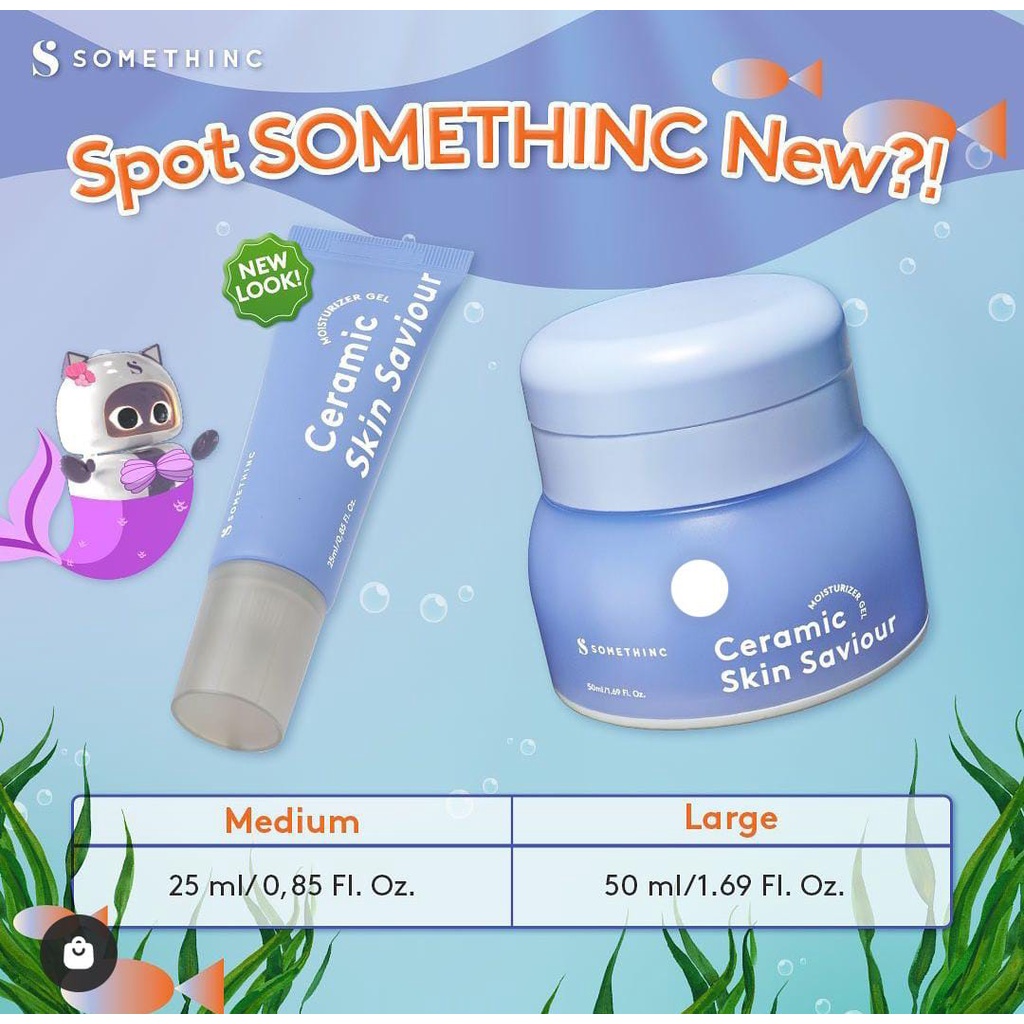 SOMETHINC Ceramic Skin Saviour Moisturizer Gel