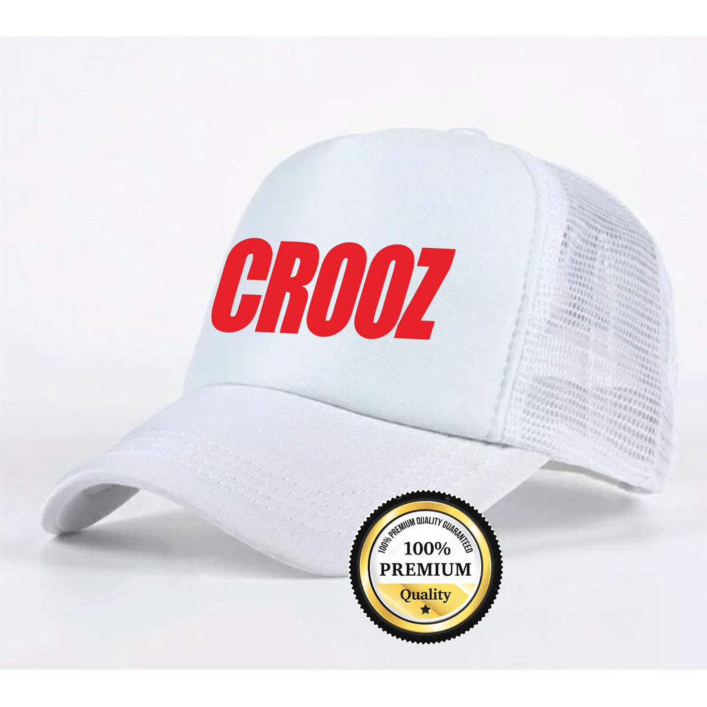 Terbaru Truker Topi Distro Topi Pria Aksesoris CROOZ Merah - Put