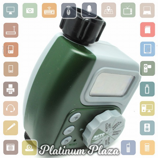 Digital Timer Keran Air Taman Otomatis - Green`90TP5J-