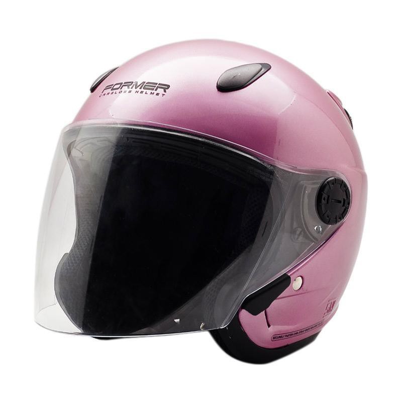 CARGLOSS DEVIL OF FORMER HELM OPEN FACE - POWDER PINK