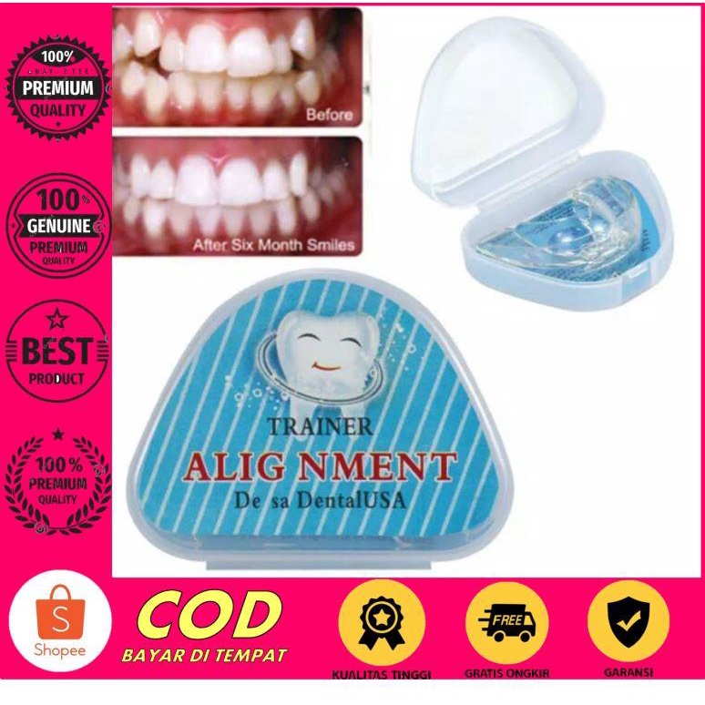 PREMIUM Perapih Gigi Behel Teeth Trainer Alignment Original Perapi Gigi Tonggos Gingsul Lentur COD /