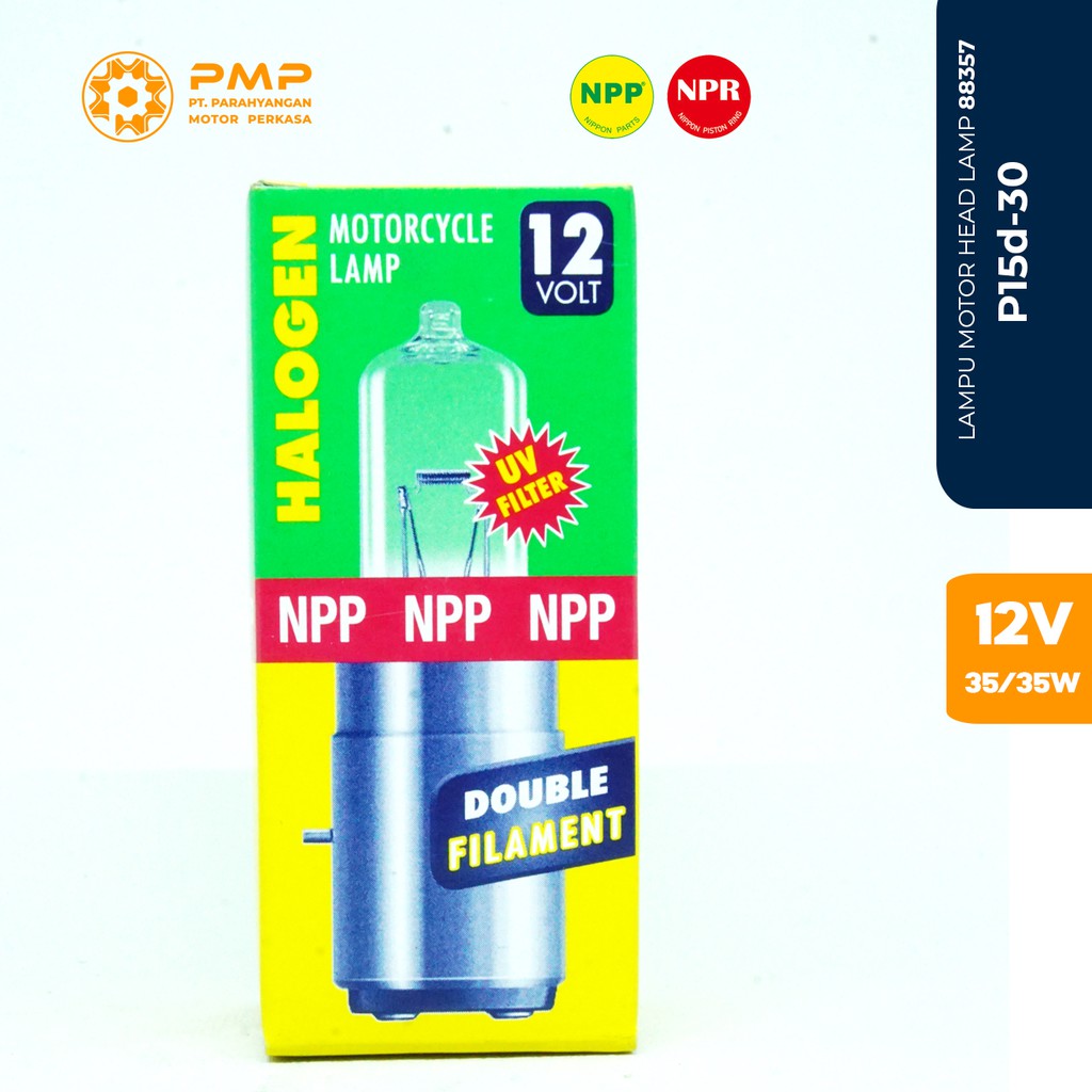 NPP Lampu Motor Bohlam Halogen Lampu depan 88357 RX KING