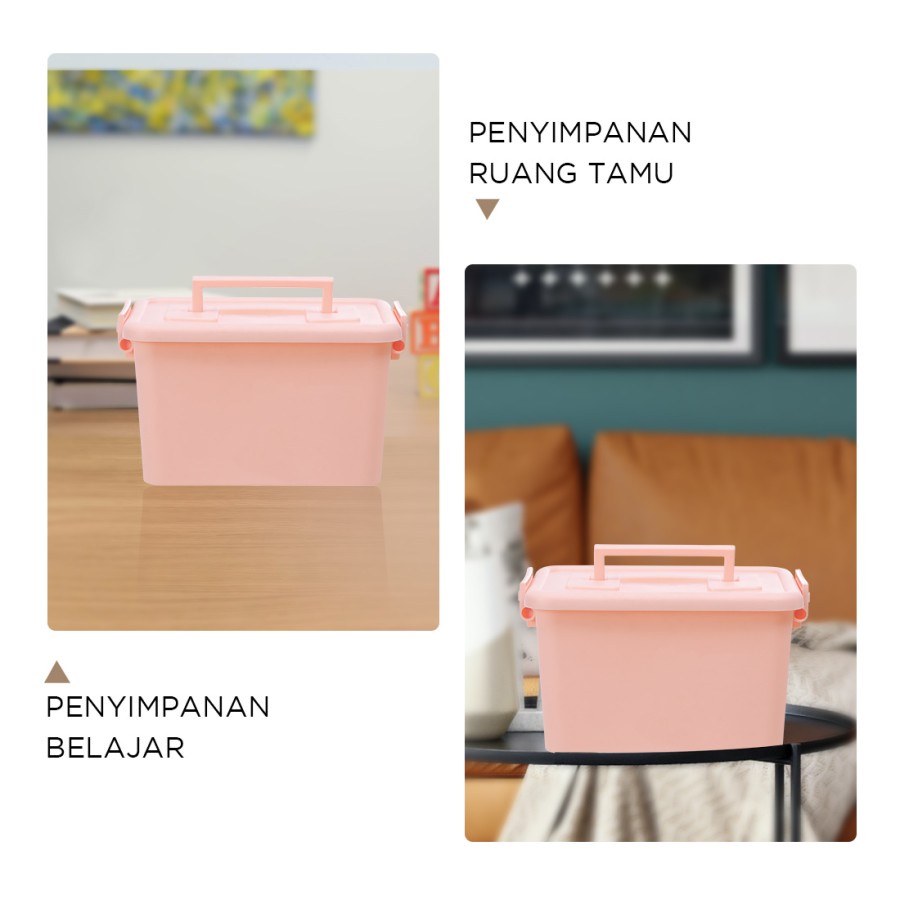 Storage Box Plastik Organizer Kotak Penyimpanan Tempat Wadah Rak Keranjang